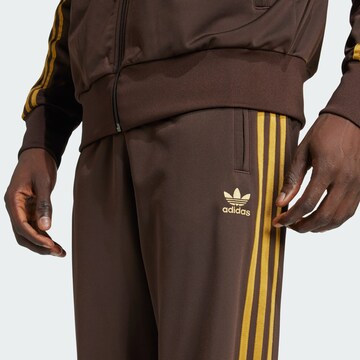 ADIDAS ORIGINALS Regular Workout Pants 'Adicolor Classics Firebird' in Brown