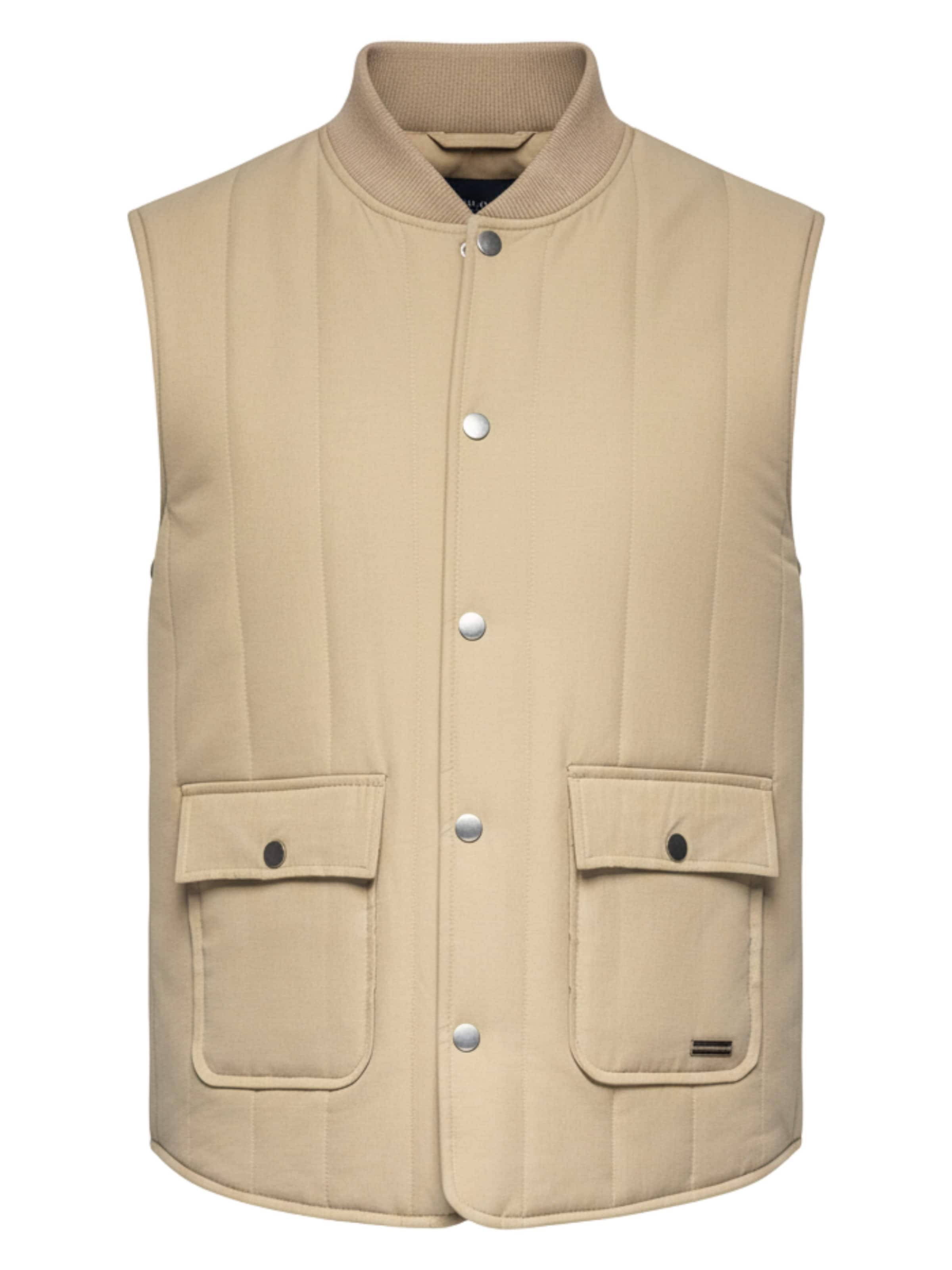 Ombre Bodywarmer 'Heritage' in Groen: voorkant