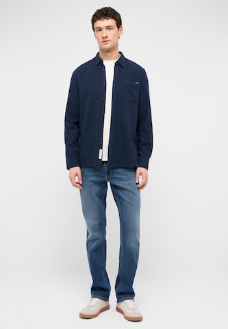 MUSTANG Regular fit Button Up Shirt 'Eastbridge' in Blue