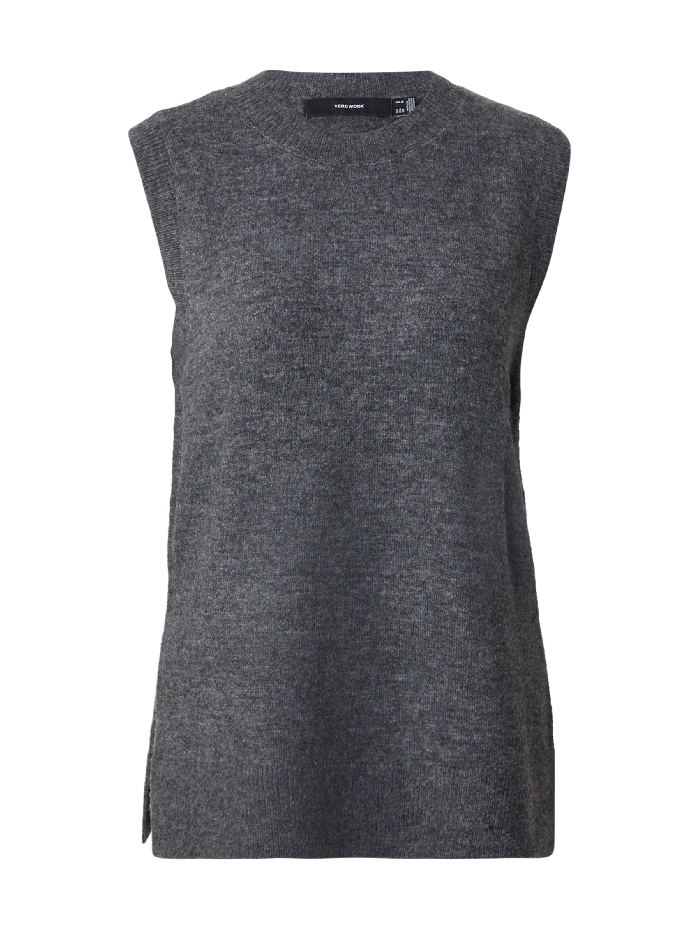 VERO MODA Sweater 'VMLEFILE' in Grey: front