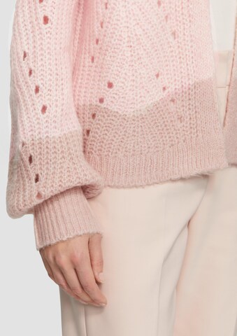 s.Oliver BLACK LABEL Gebreid vest in Roze