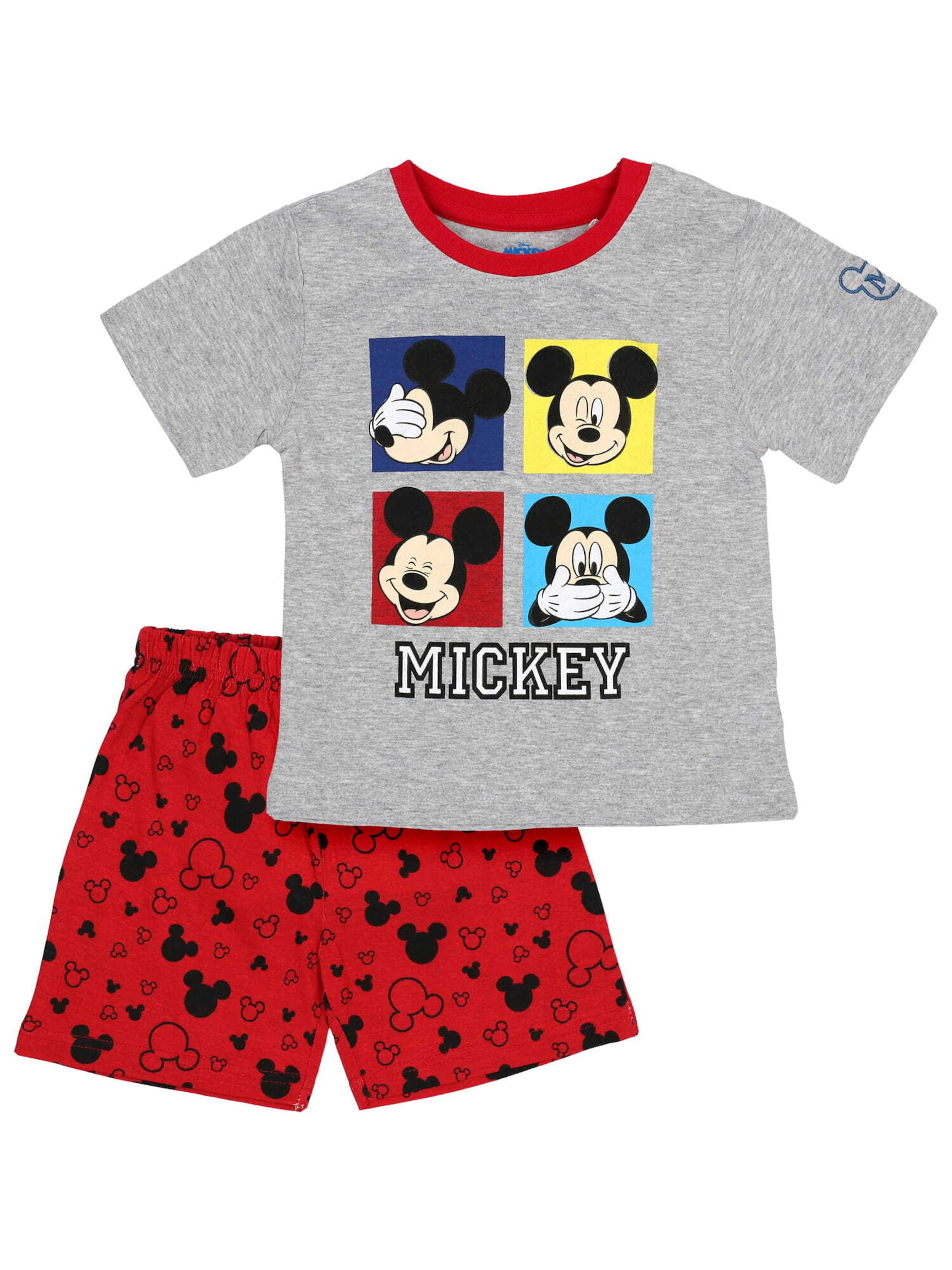 Pigiama 'Mickey Mouse' di DISNEY in grigio: frontale