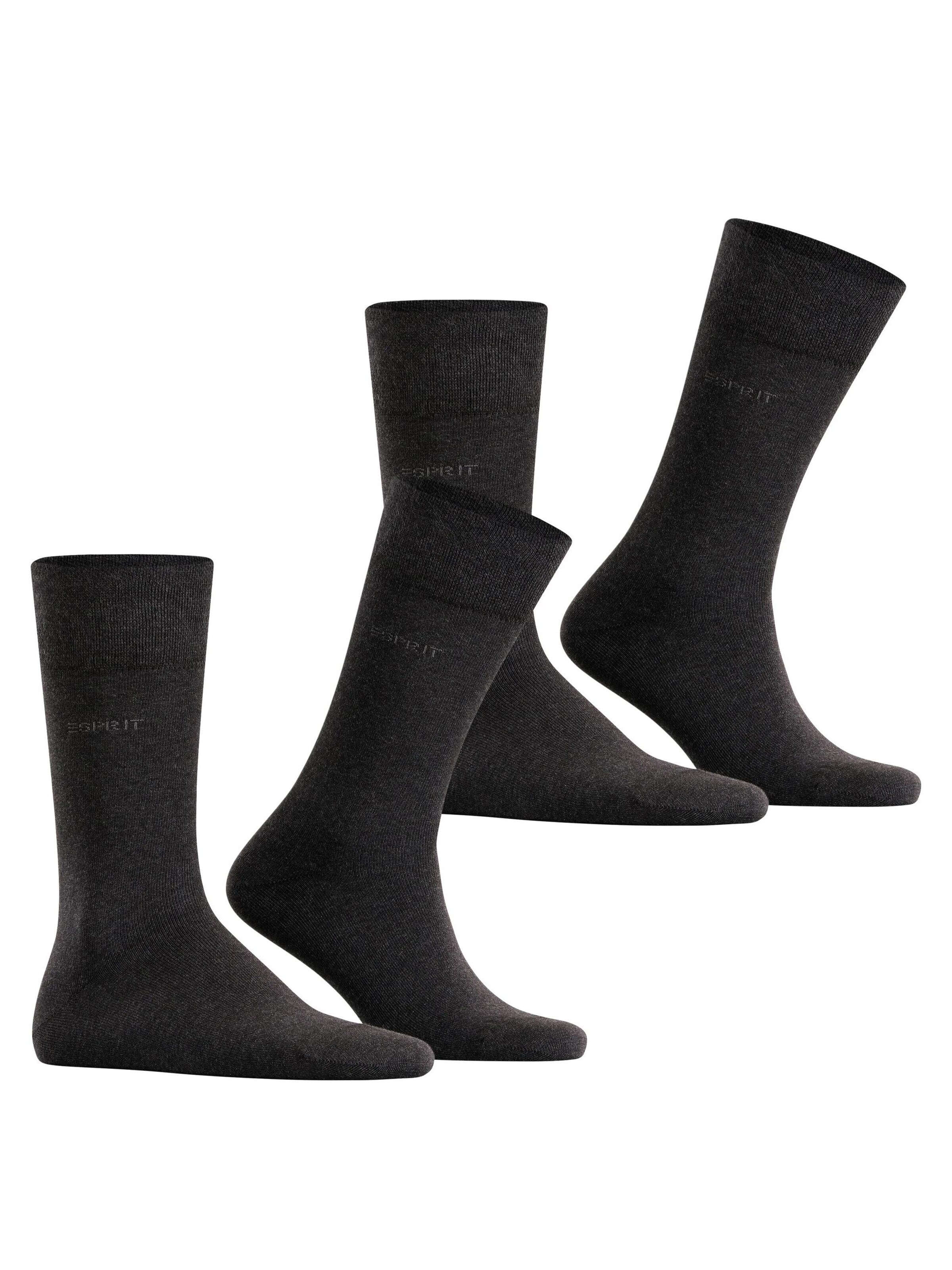 ESPRIT Socken 'Basic Easy 2-Pack'‌‌‌‌‌‌ in Grau