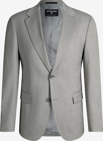 STRELLSON Slim fit Business-colbert 'Aidan' in Grijs: voorkant