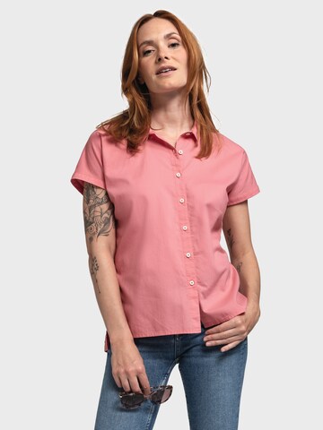 Schöffel Multifunctionele blouse 'Palma L' in Roze: voorkant