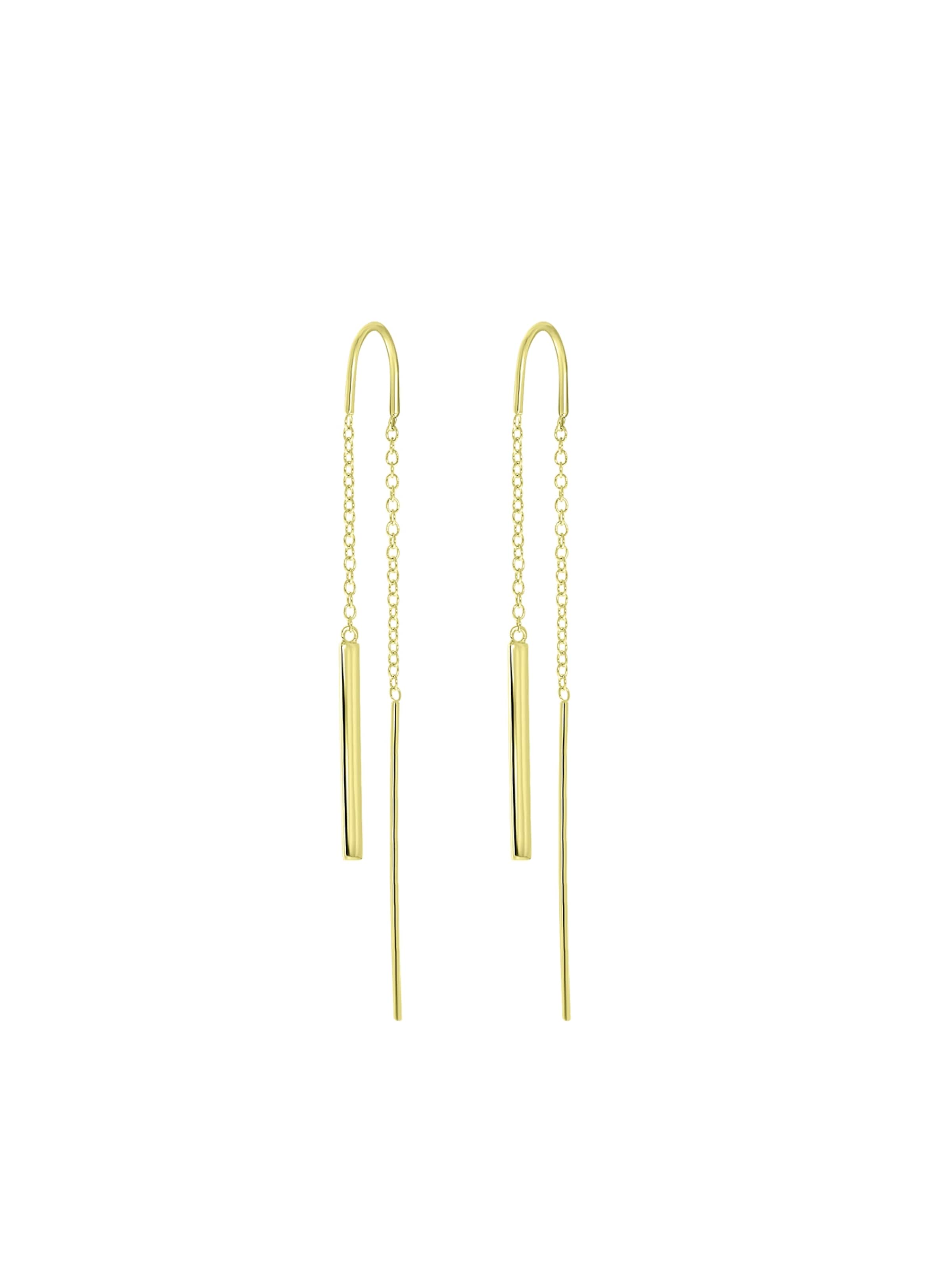 Lucardi Oorbellen in Goud: voorkant