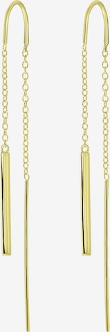 Lucardi Earrings in Gold: front