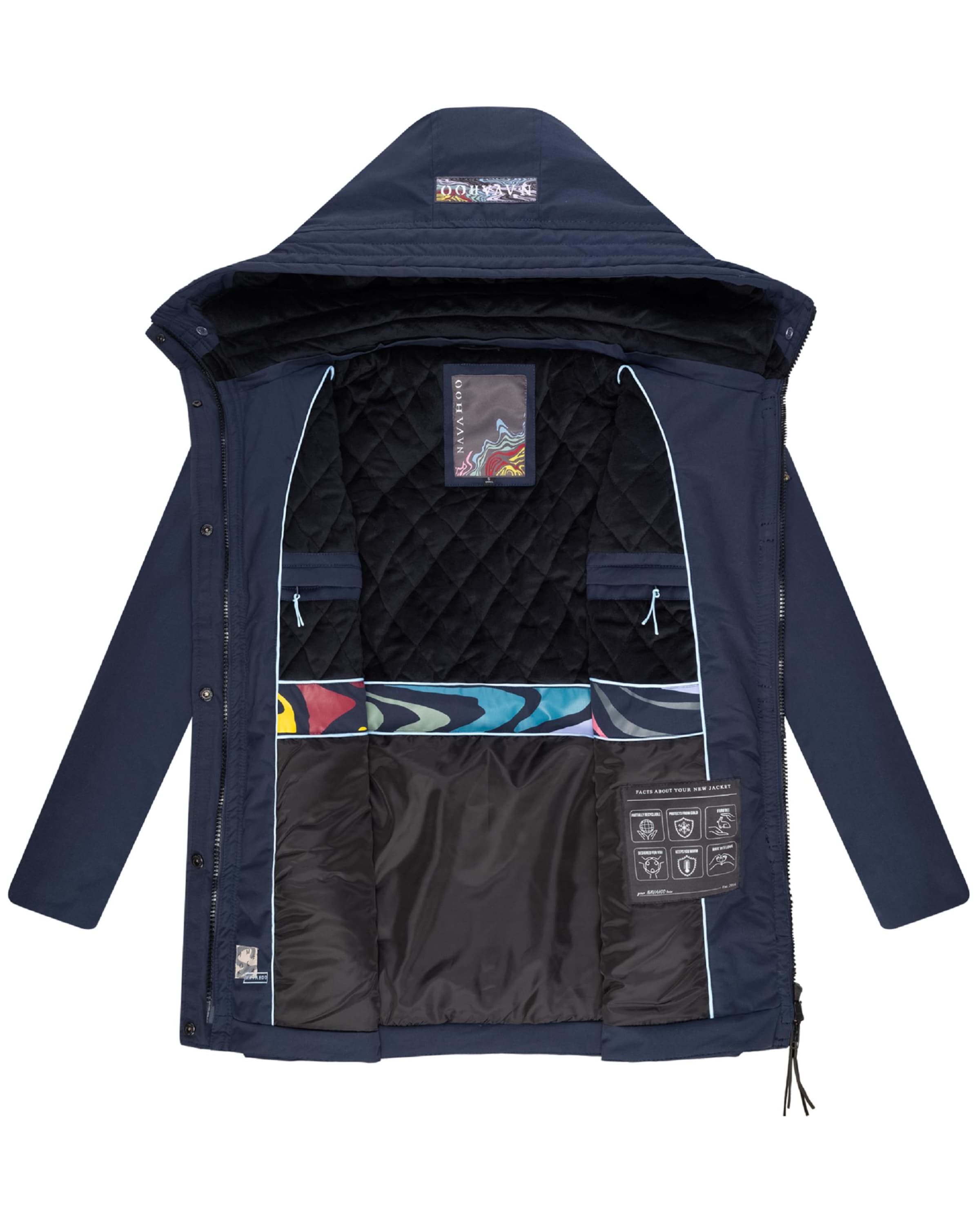 Parka d’hiver NAVAHOO en bleu