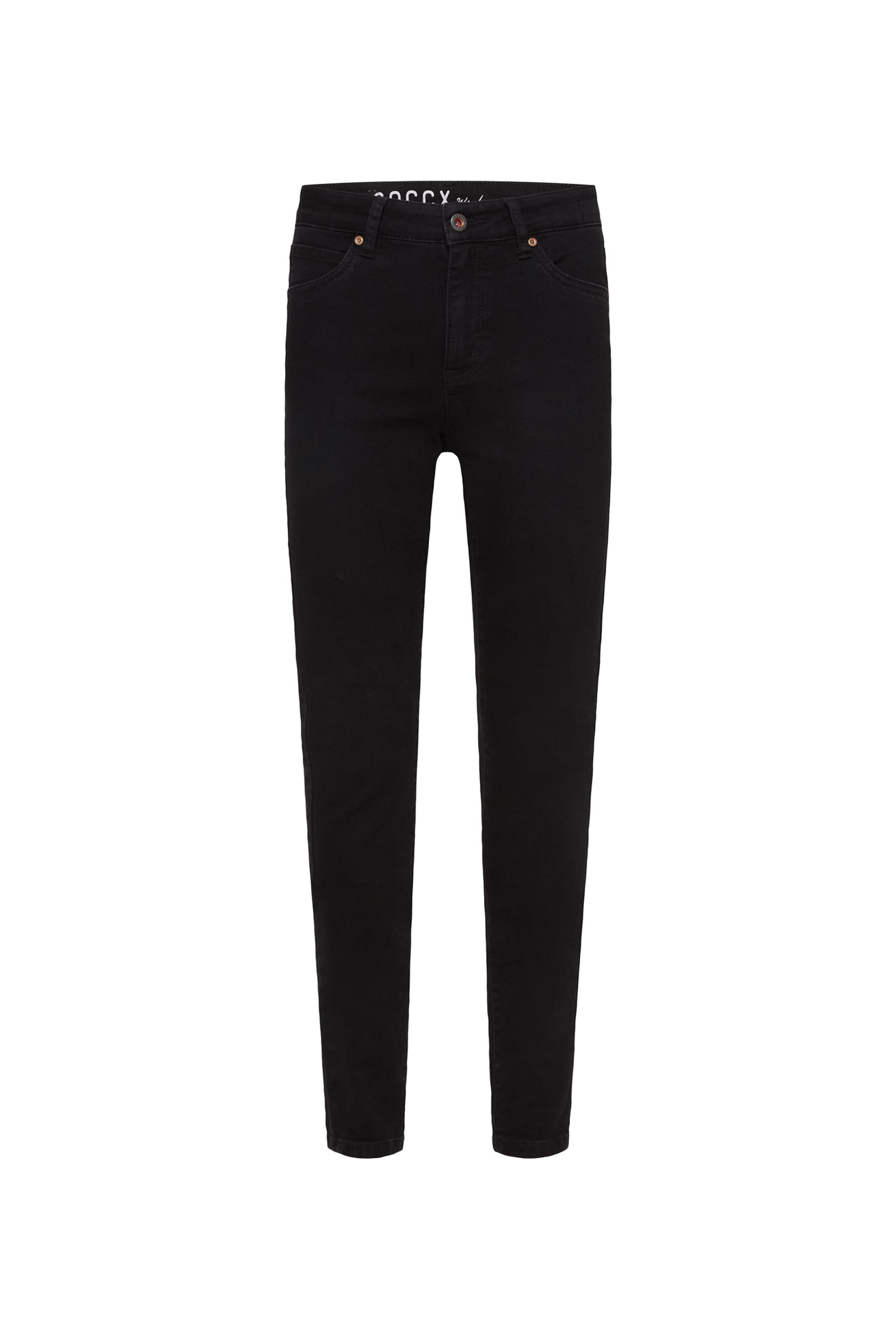 Soccx Slim fit Jeans in Black: front