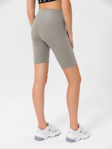 MOROTAI Skinny Sportbroek 'Basic' in Grijs