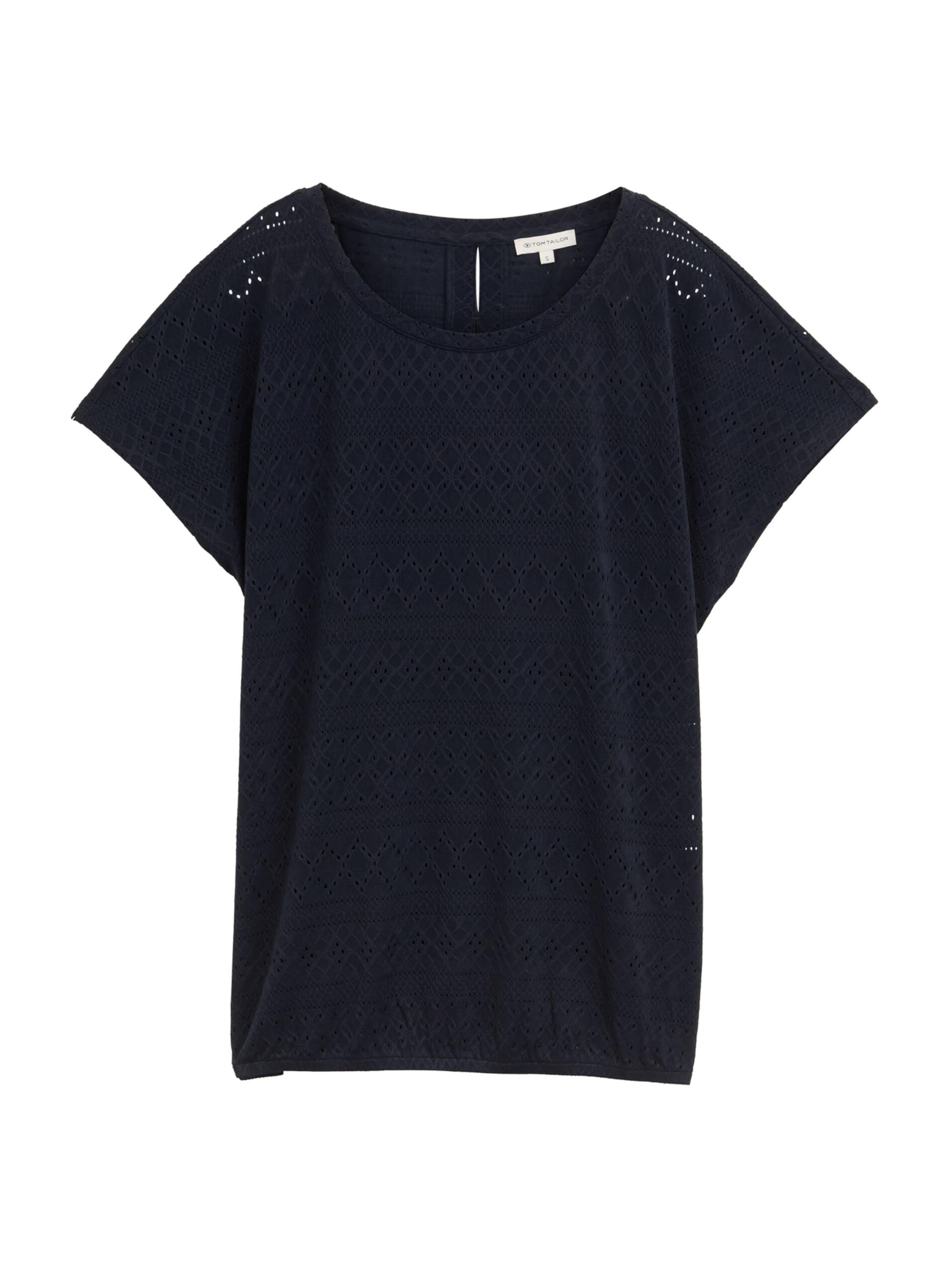 zils TOM TAILOR T-Krekls: no priekšpuses