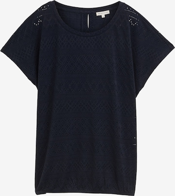 T-shirt TOM TAILOR en bleu : devant