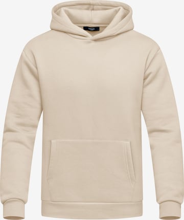 behype Sweatshirt 'COMFY' in Beige: front