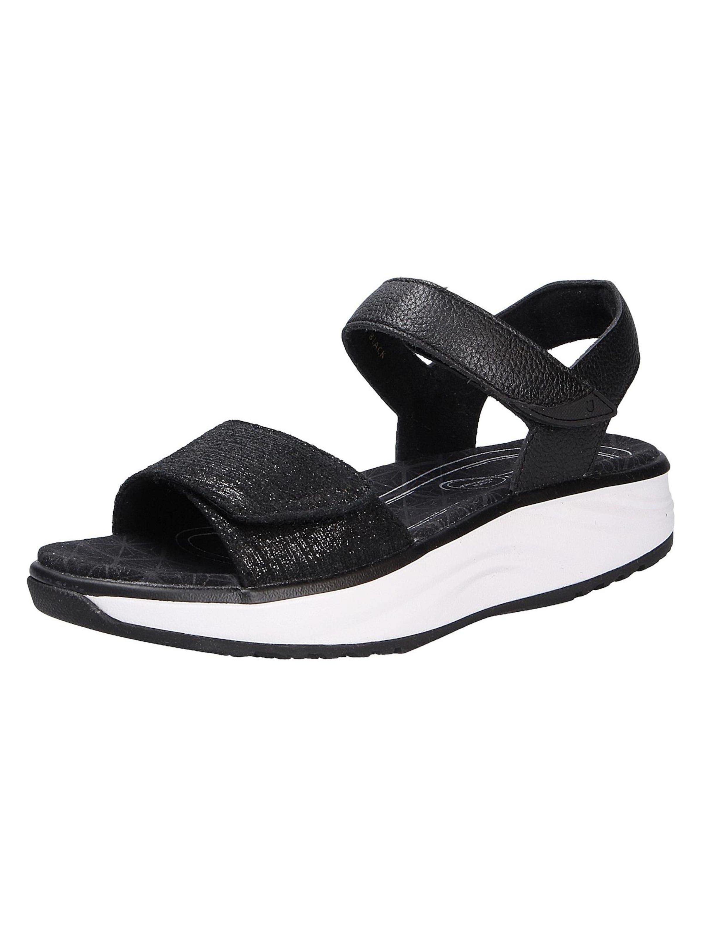 Joya Sandals 'FLORES BLACK' in Black: front