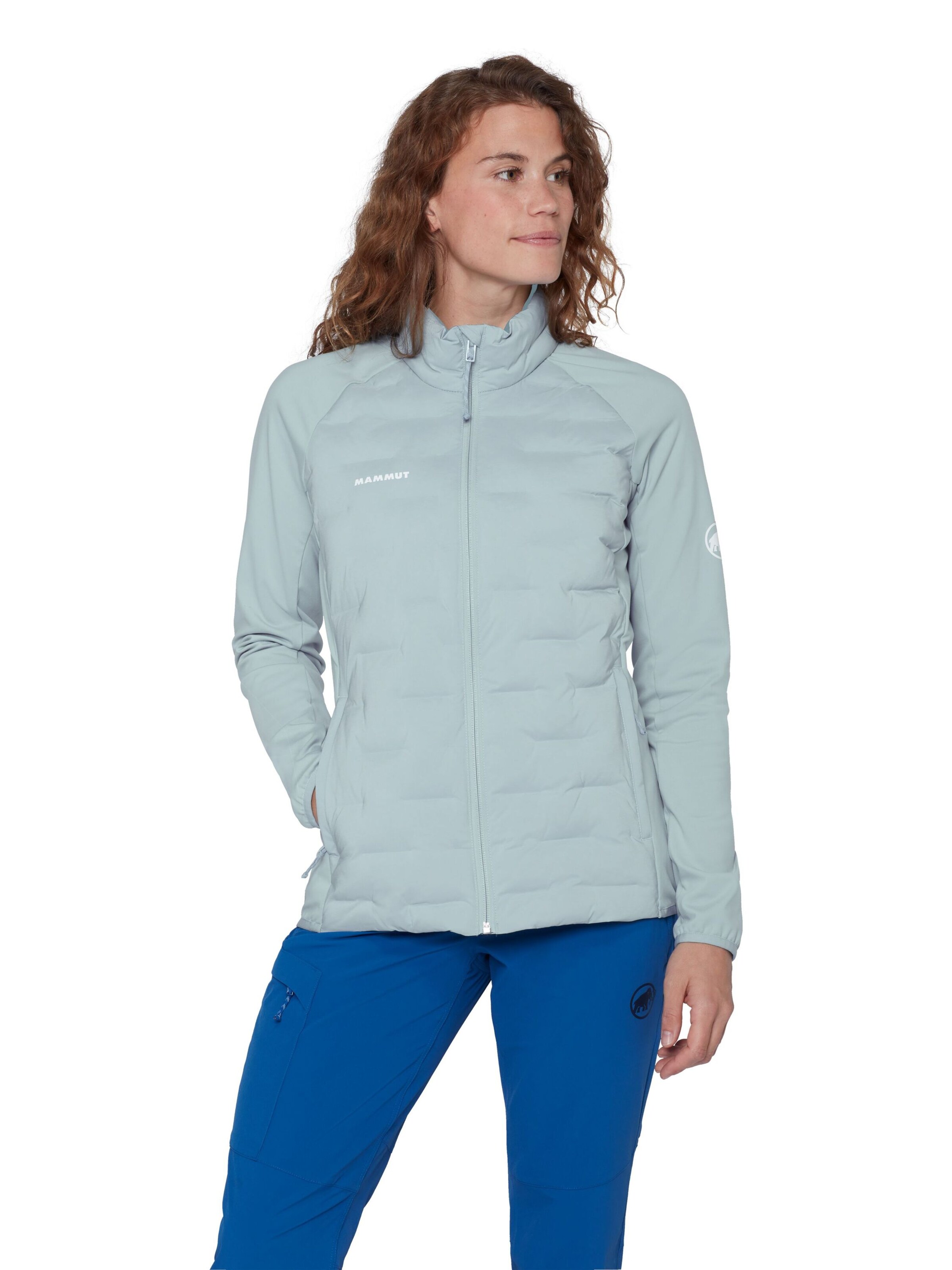 MAMMUT Outdoor Jacket in Blue: front