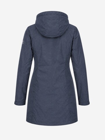 deproc Winterjas 'Outdoorparka LAVAL LONG Damen Outdoorjacke, Regenjacke' in Blauw