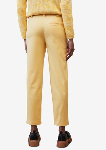 Marc O'Polo Regular Chino trousers 'Kalni' in Yellow