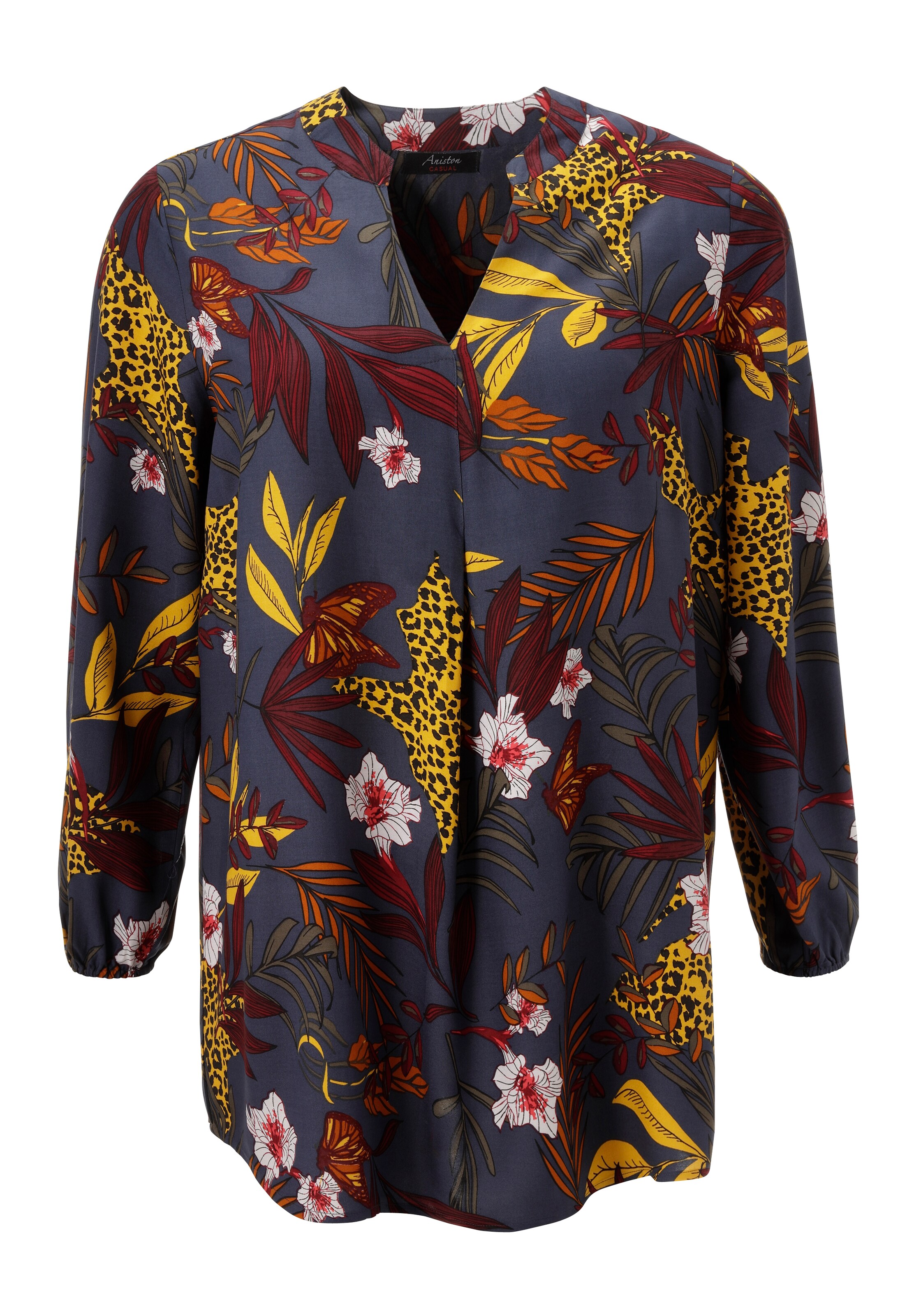 Aniston Bluse in Blau: Vorderseite