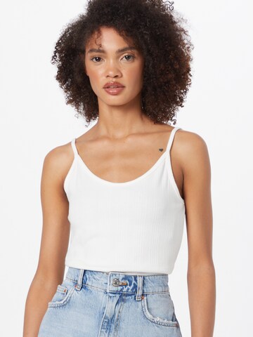 GAP Shirt Bodysuit in White: front