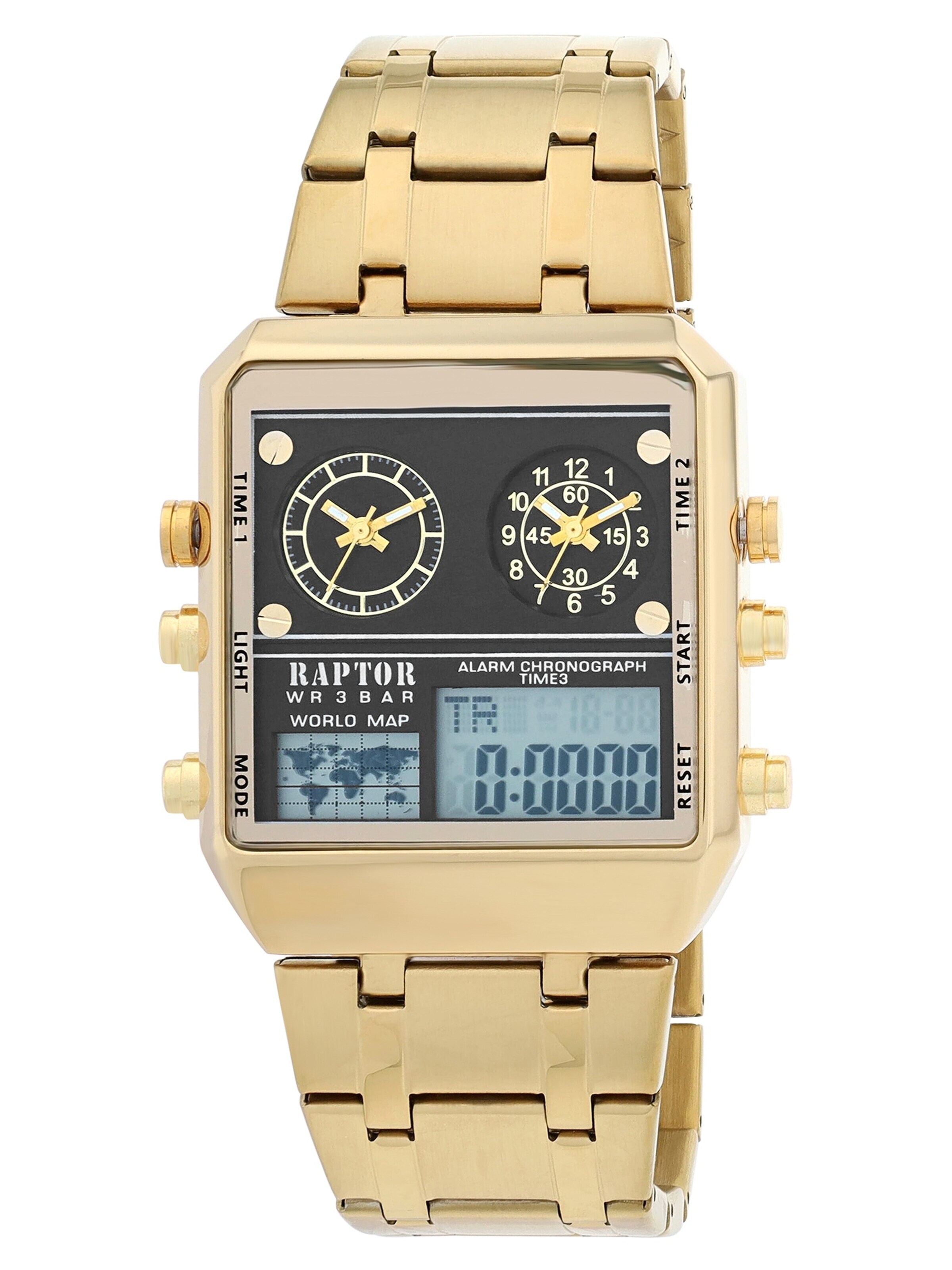 Raptor Analoguhr 'Datumsanzeige'‌‌‌ in Gold