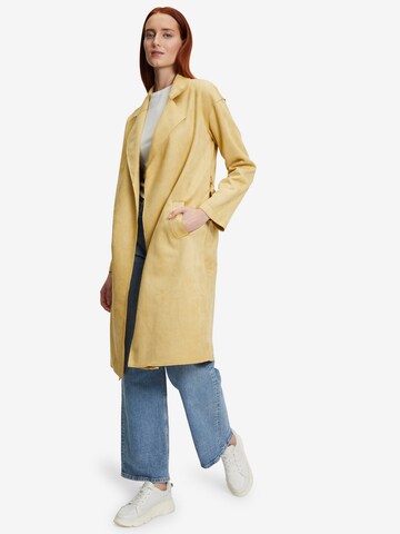 Cartoon Between-Seasons Coat in Yellow