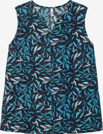 SHEEGO Blouse in Blauw: voorkant