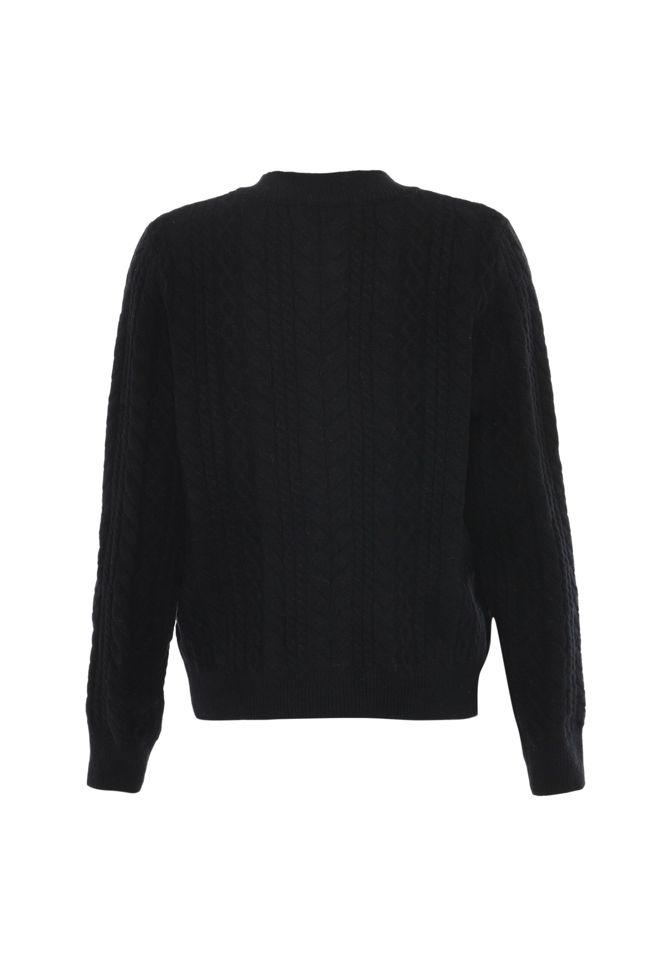 BLONDA Вязаная кофта в Черный