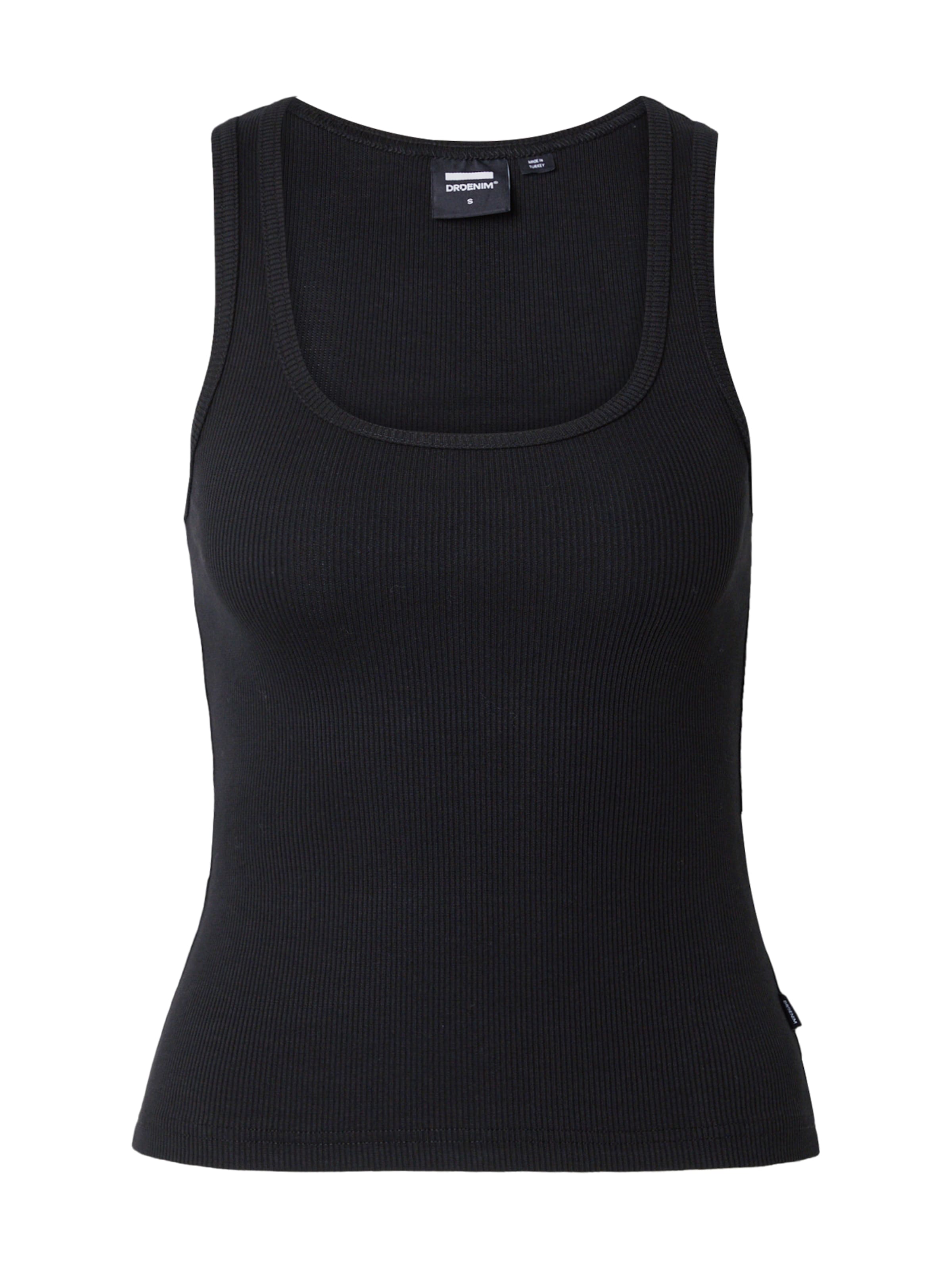 Dr. Denim - Top 'Nyla' em preto: frente