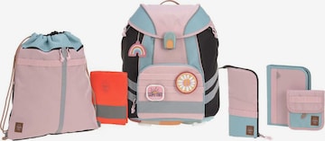 LÄSSIG Backpack 'Flexy Unique' in Pink: front