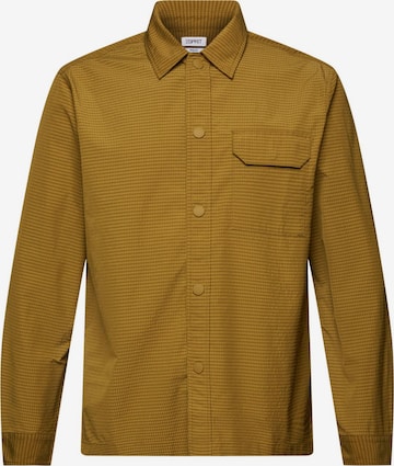 ESPRIT Regular fit Button Up Shirt in Yellow: front