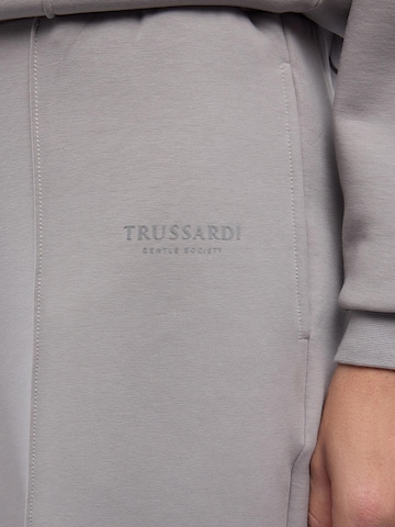 Wide Leg Pantalon Trussardi en gris