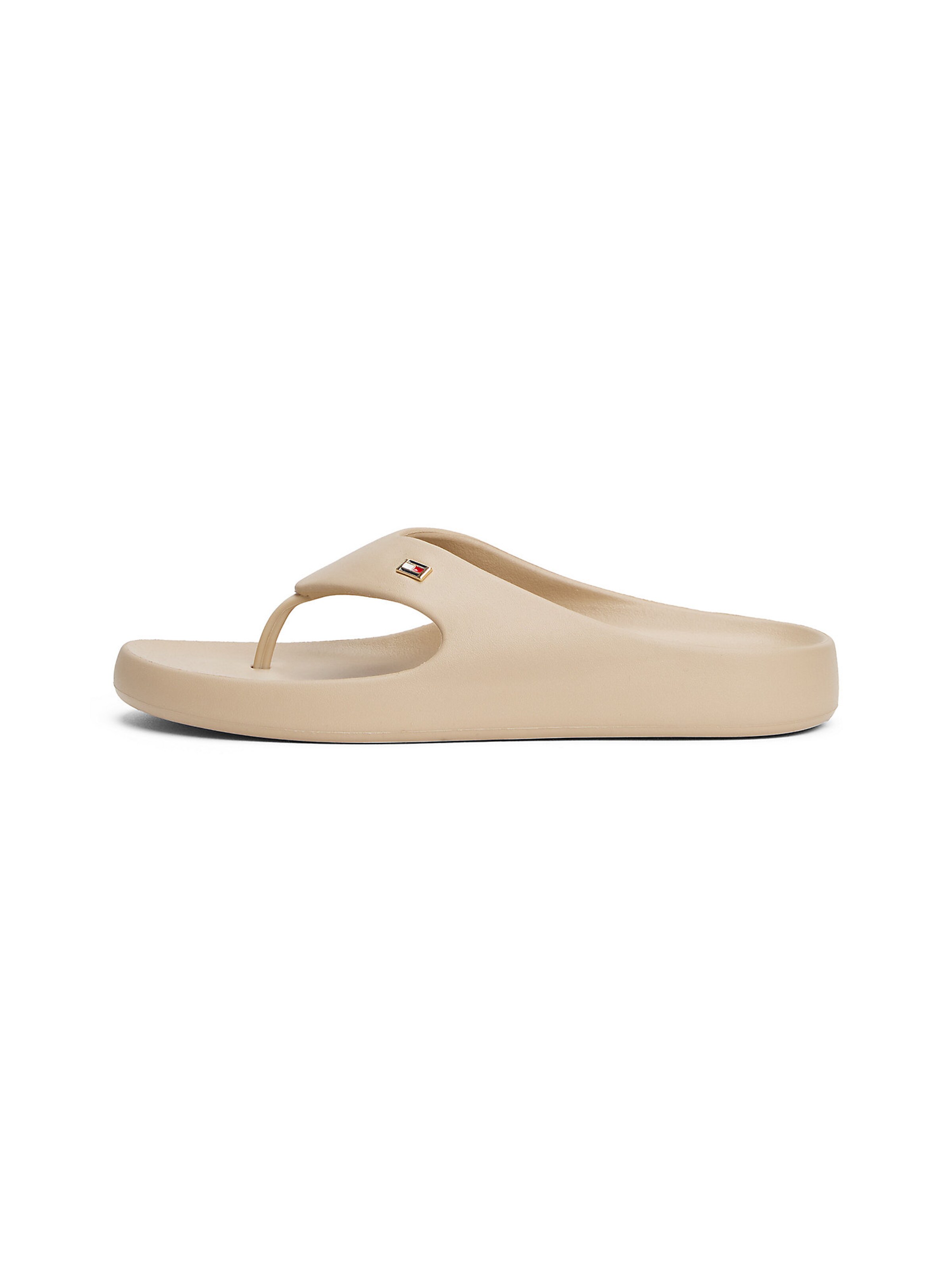 TOMMY HILFIGER T-Bar Sandals in Beige: front