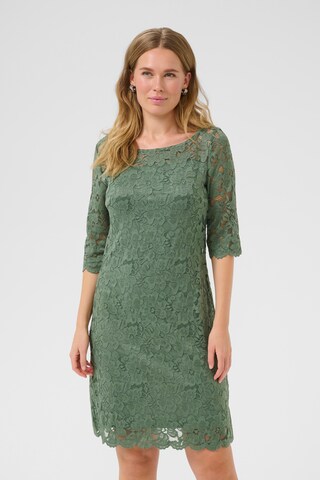 Cream Dress 'Pria' in Green: front