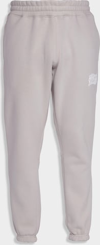 Effilé Pantalon Dropsize en gris : devant