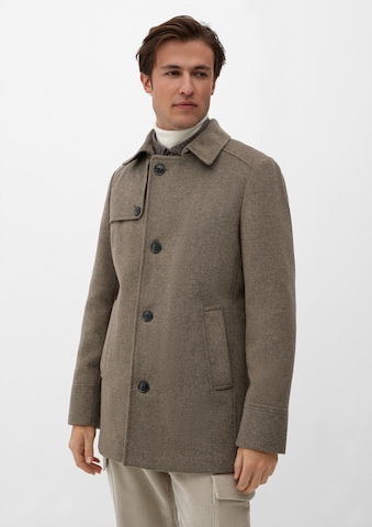 s.Oliver Between-Seasons Coat in Brown: front