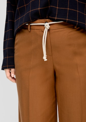 Wide leg Pantaloni di TRIANGLE in marrone