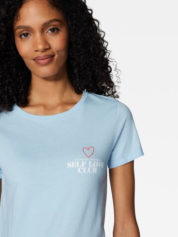 Mavi Shirt 'SELF LOVE CLUB' in Blau