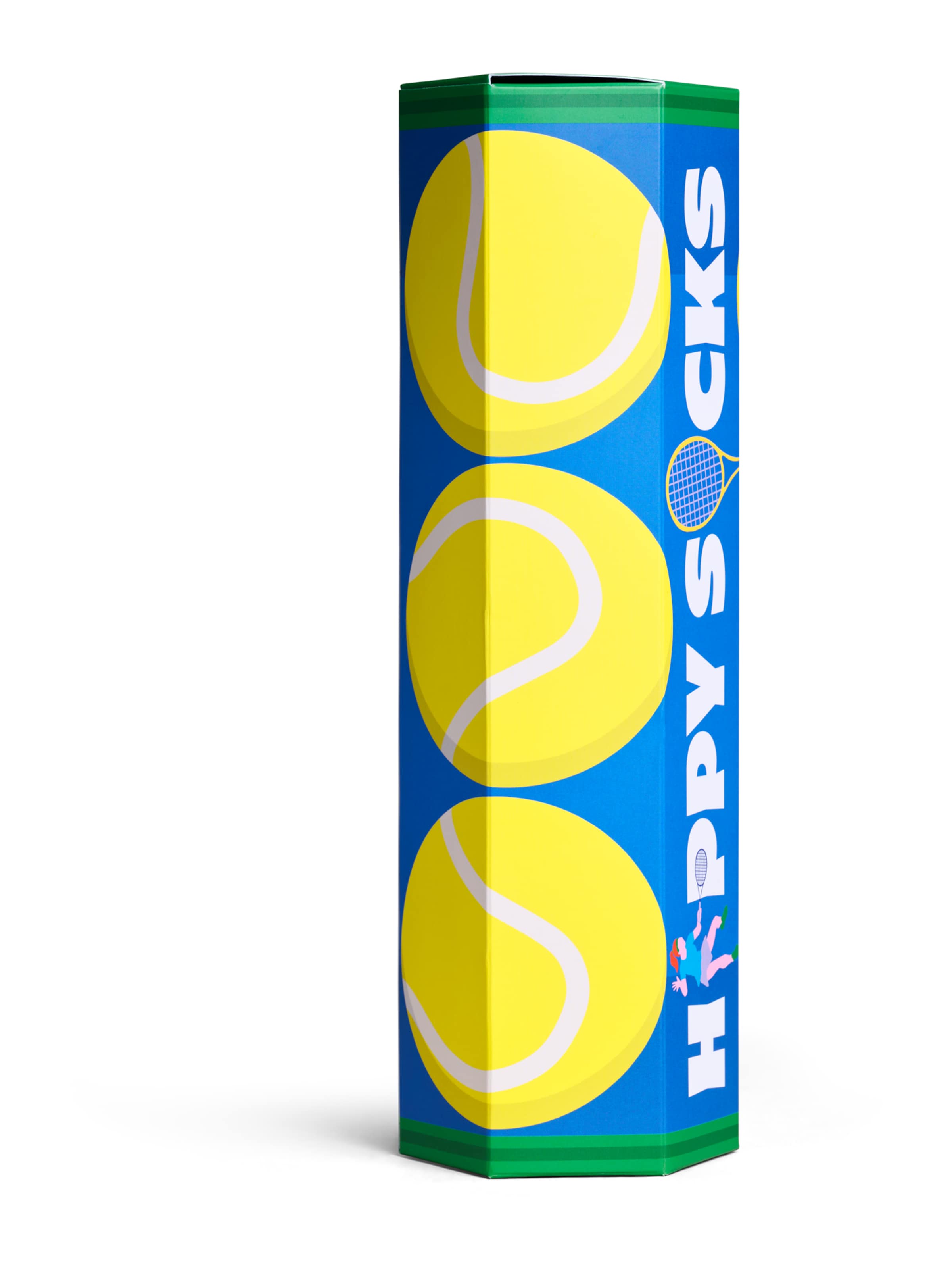 mėlyna Happy Socks Kojinės 'Tennis'