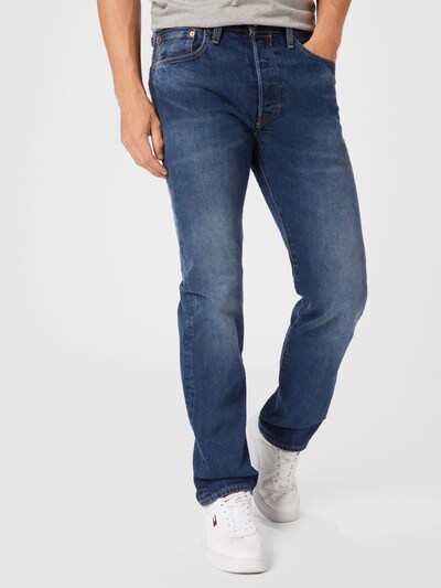LEVI'S Jeans in Blue denim / Brown / Red / White, View model