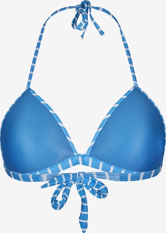 Skiny Triangel Bikinitop in Blau