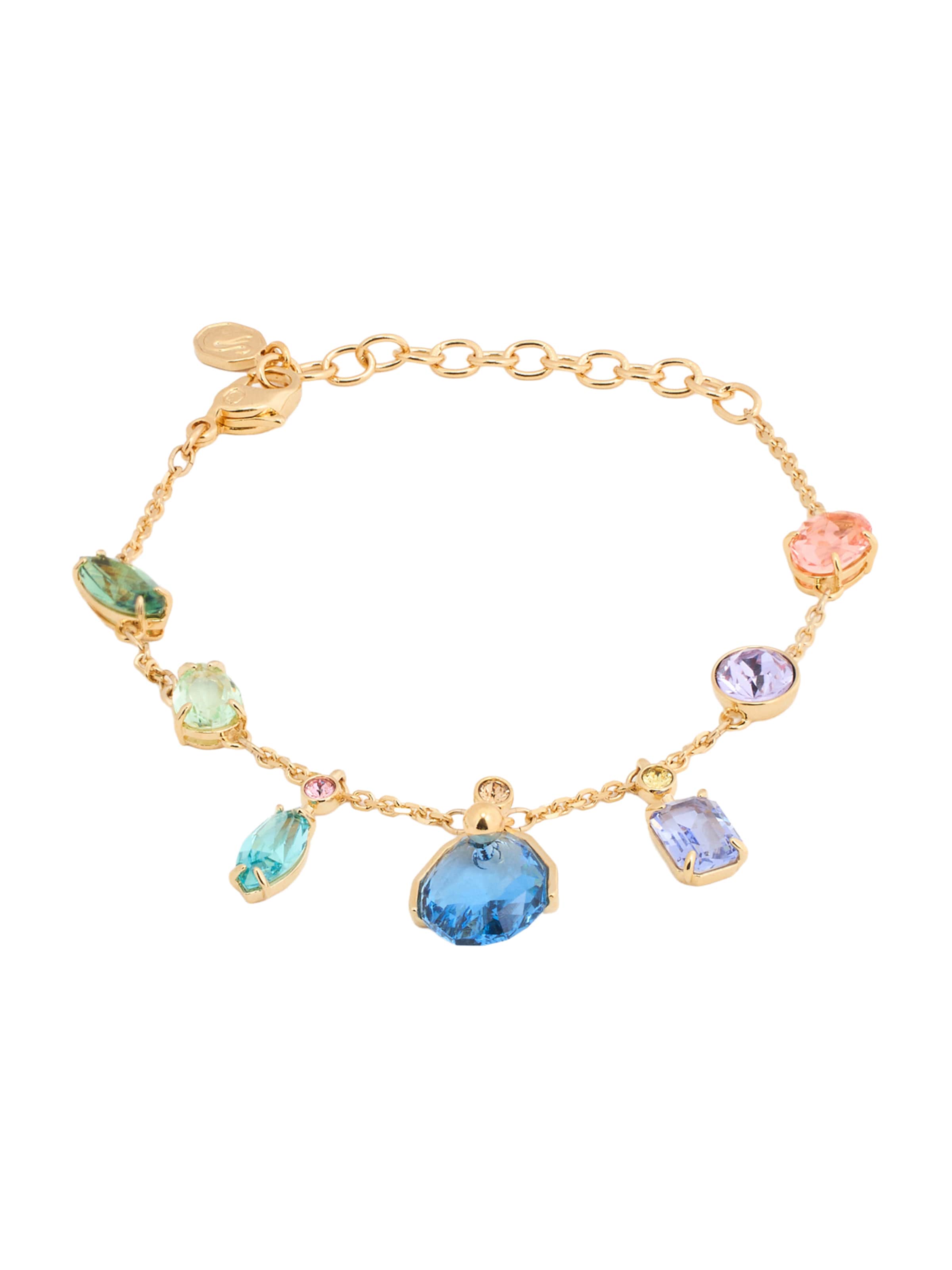 kék / arany / pasztellzöld / levendula Swarovski Karkötő, Termék nézet