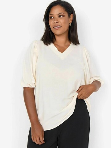 Chemisier 'Sia' Wasabi Concept en beige : devant