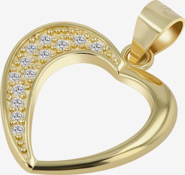 Akzent Pendant '"Malou" aus 925 Sterlingsilber, rhodiniert, langlebig' in Gold: front