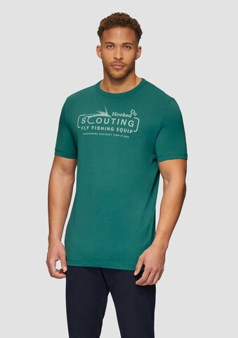 s.Oliver Men Tall Sizes Shirt in Grün: Vorderseite