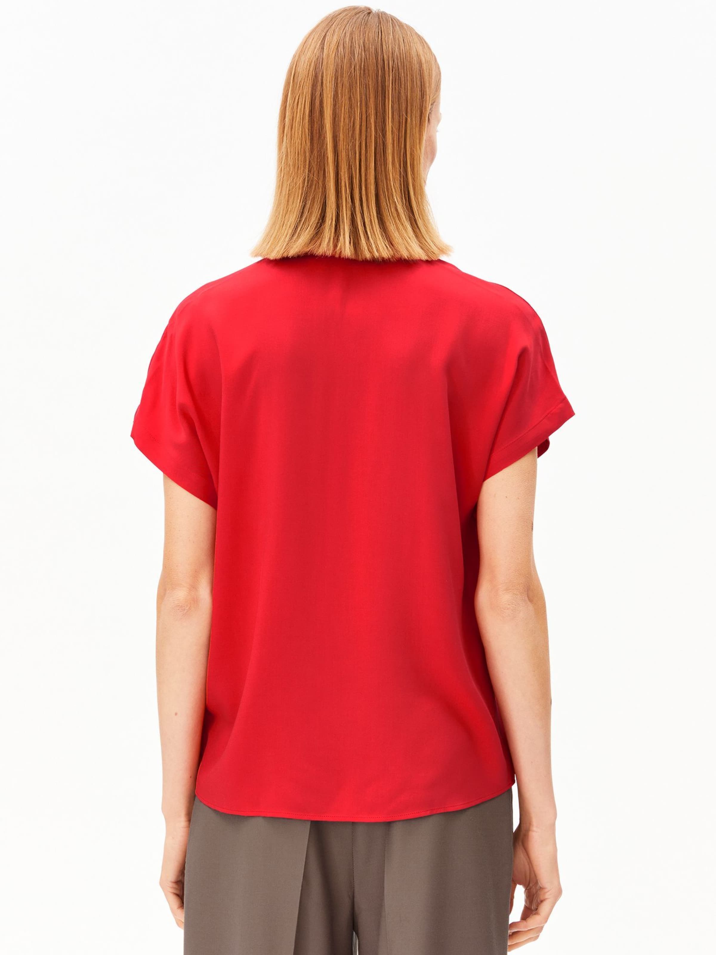 ARMEDANGELS Bluse in Rot: Vorderseite
