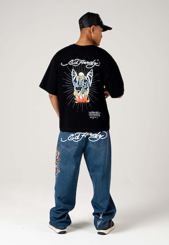 Ed HardyLoosefit Traperice - plava boja