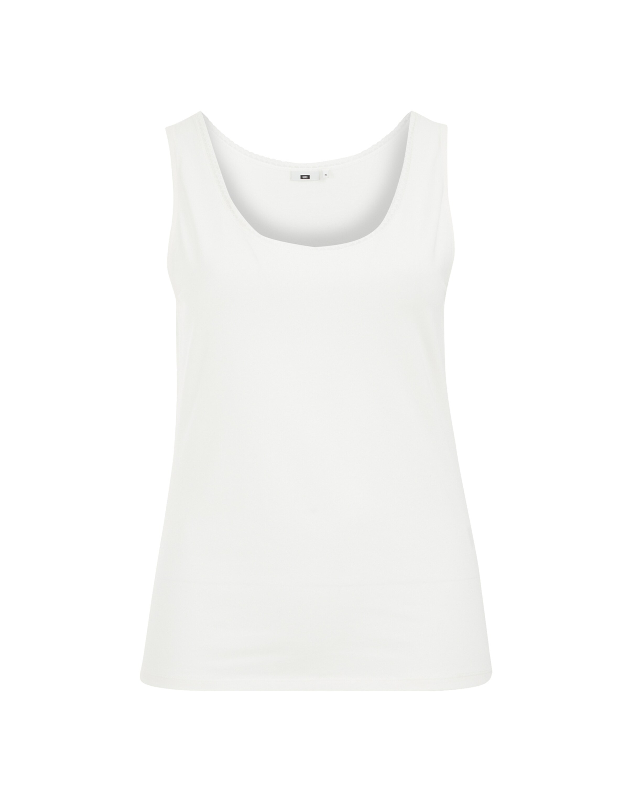 WE Fashion Топ в Белый: спереди