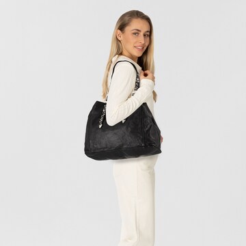 Campomaggi Shopper 'Lidia' in Zwart: voorkant