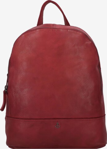 Harbour 2nd Backpack 'Anchor Love Meghan' in Red: front