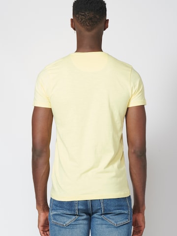 T-Shirt KOROSHI en jaune